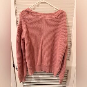 Women's Knit Sweater - Pink